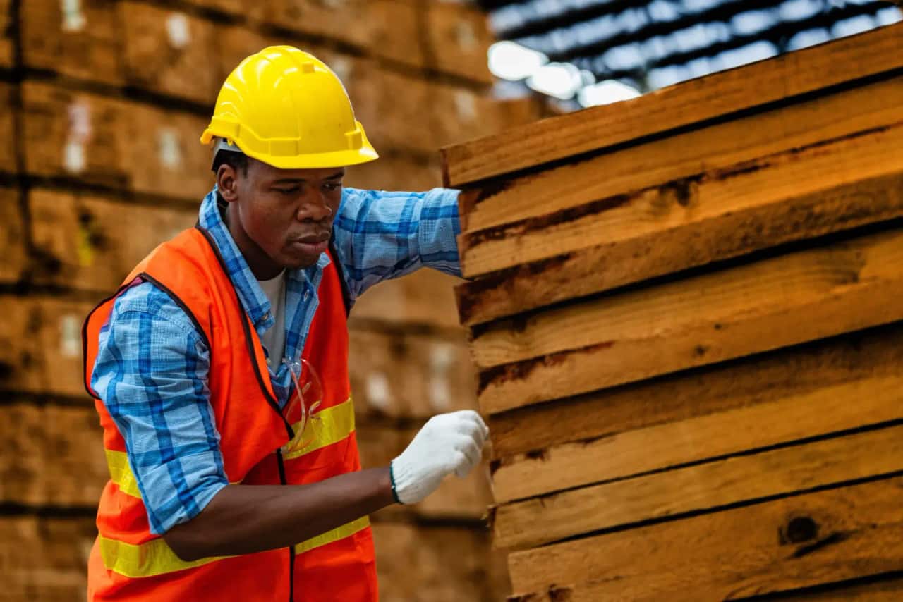 Carpenter at work
