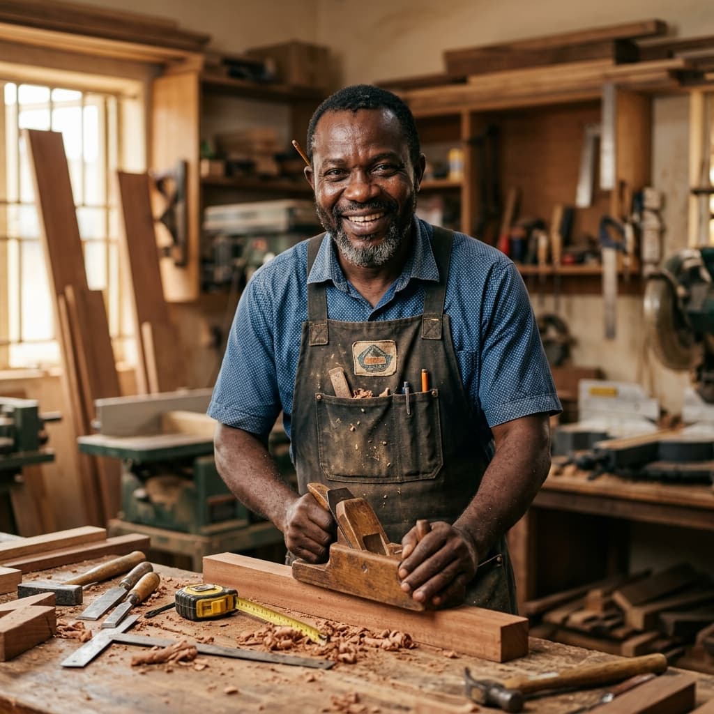 Carpenter working